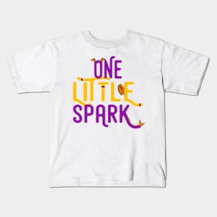 One Little Spark (Purple) Kids T-Shirt